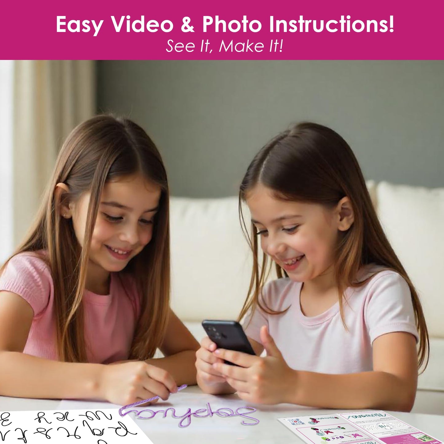 Chalk and Chuckles 7 Days of Art and Craft Kit for Kids 9-12, 30 DIY Activities-Diamond Art Stickers, Painting, Scratch Art and More, Perfect Gifts for Girls, Boys 8 Years and Up