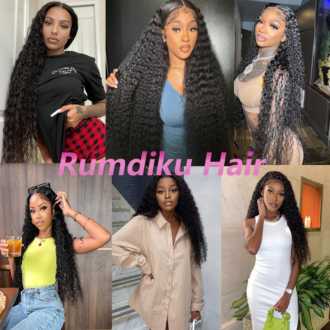 26 Inch 13x6 Deep Wave Lace Front Wigs Human Hair Pre Plucked HD Lace Front Curly Wigs Human Hair 200% Density Glueless Frontal Wigs Human Hair with Baby Hair Curly Wigs for Women Natural Black