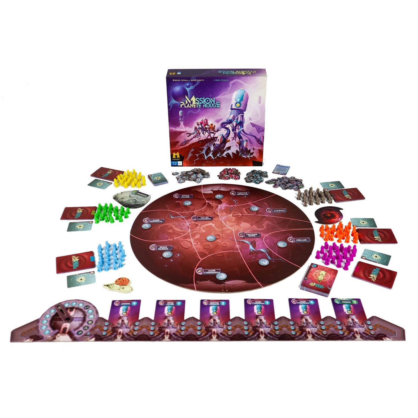 Mission Red Planet Board Game - Compete to Colonize Mars in a Space Exploration & Resource Management Strategy Game, Fun for Kids & Adults, Ages 14+, 2-6 Players, 45-90 Minute Playtime