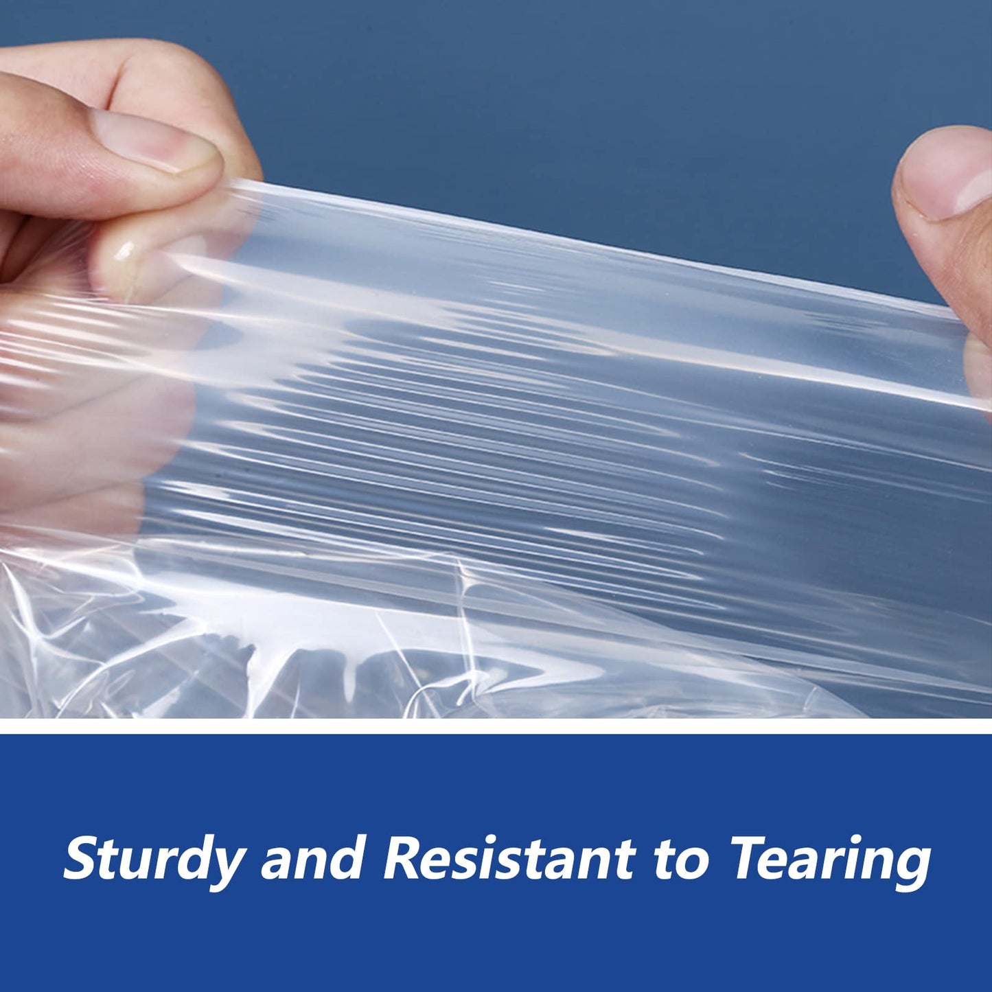 WEPOLY - 11" x 14" (1000 Count) Self Seal Clear Poly Bags with Suffocation Warning for Packaging, Shipping, Clothing, Shirts & FBA - Resealable Adhesive