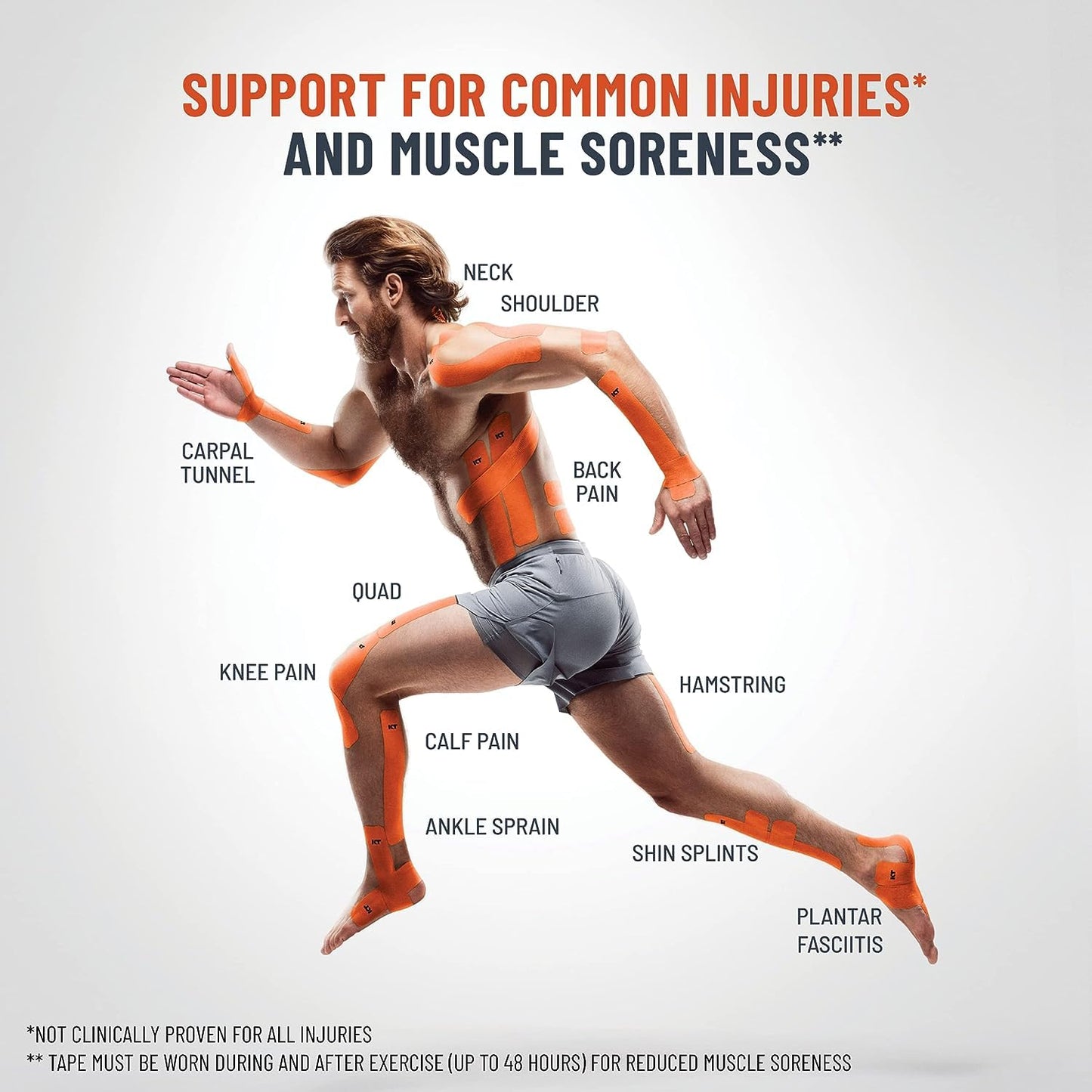 KT Tape Pro Wide Jumbo Kinesiology Therapeutic Sports Tape