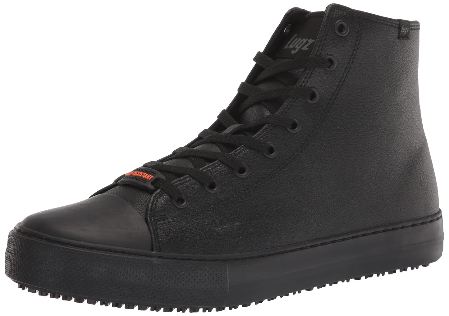 Lugz Men's Stagger Hi Slip-Resistant Work Shoe, Black, 9.5 M US