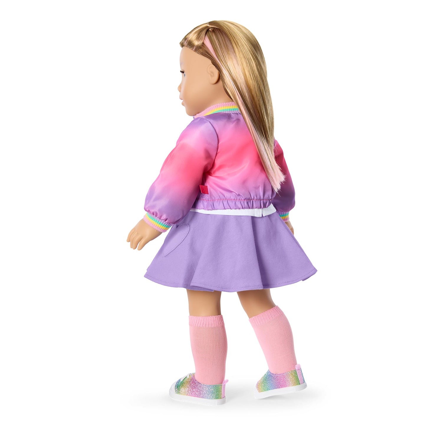 American Girl, Summer McKinny Girl of The Year 2025 Waggy Pup Tails Outfit for 18-inch Dolls, with a t-Shirt, Jacket, Skort, Socks, and Shoes, Ages 6+
