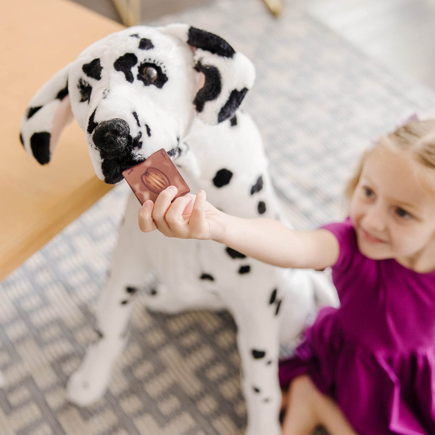 Melissa & Doug Giant Dalmatian - Lifelike Stuffed Animal Dog (Over 2 feet Tall) Extra Large Stuffed Animals, Plush Dalmatian Dog for Ages 3+
