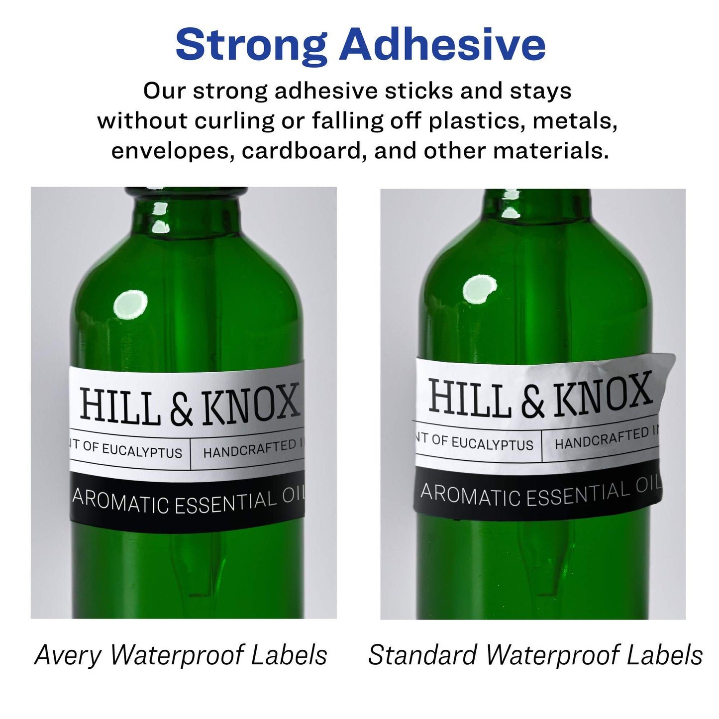 Avery Durable Waterproof Rectangle Labels with Sure Feed, 1.75" x 7.75", 500 Oil and Tear-Resistant Waterproof Labels, Print-to-The-Edge, Laser/Pigment-Based Inkjet Printable Labels