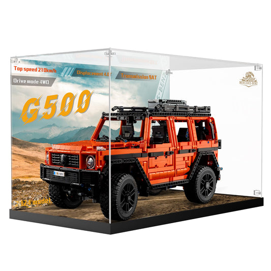 Acrylic Display Case for Lego Technic Mercedes-Benz G 500 Professional Line Car Building Set,Dustproof Clear Display Box Compatible with Lego 42177 Model Car -No Models Only Box