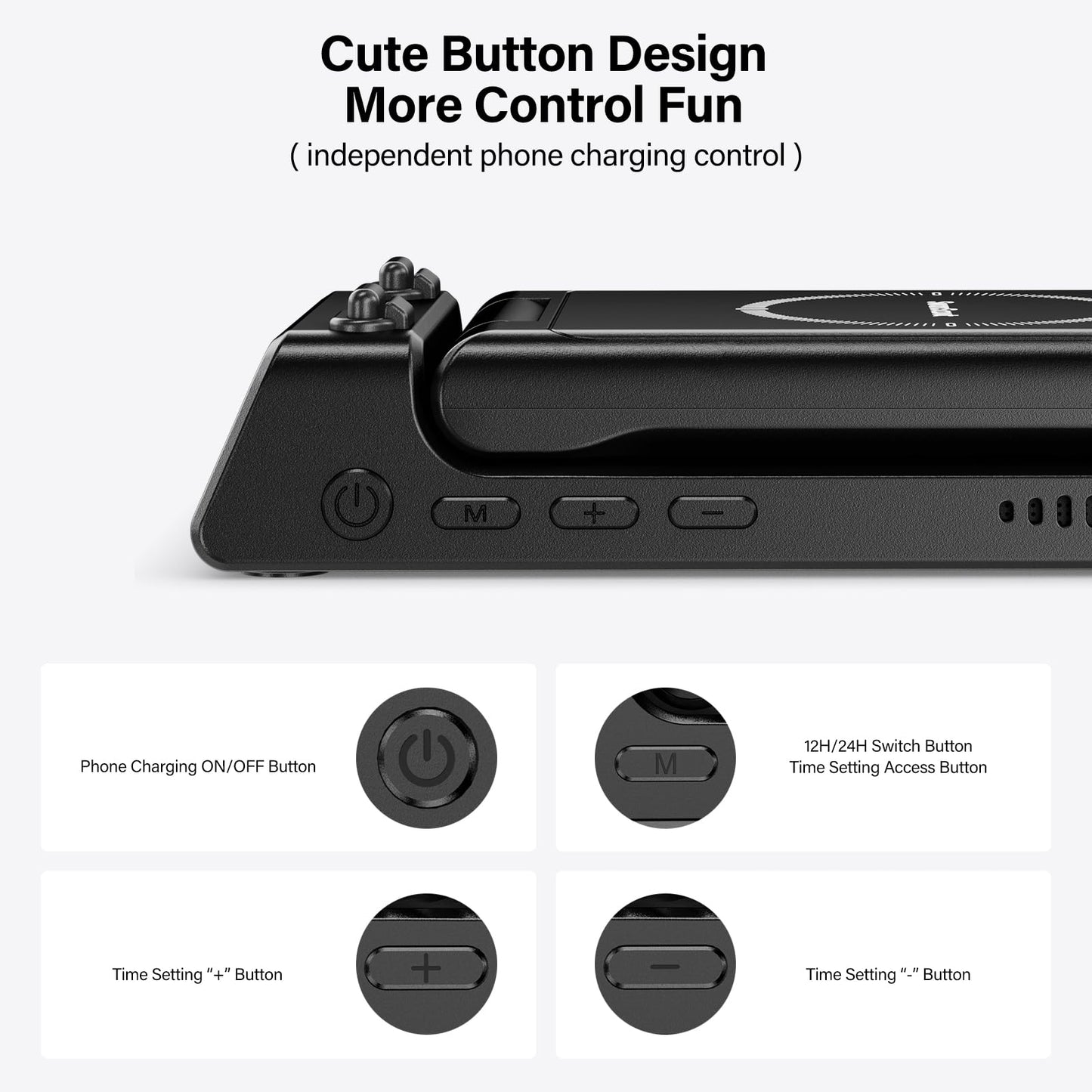Charging Station for Samsung Z Flip 6, SwanScout 703F, Wireless Charger for Samsung Galaxy Z Flip 6/5/4/3, Galaxy Watch Ultra/7/6/6 Classic/5/5 Pro, Galaxy Buds 3 Pro/3/2 Pro/2 (No Adapter)