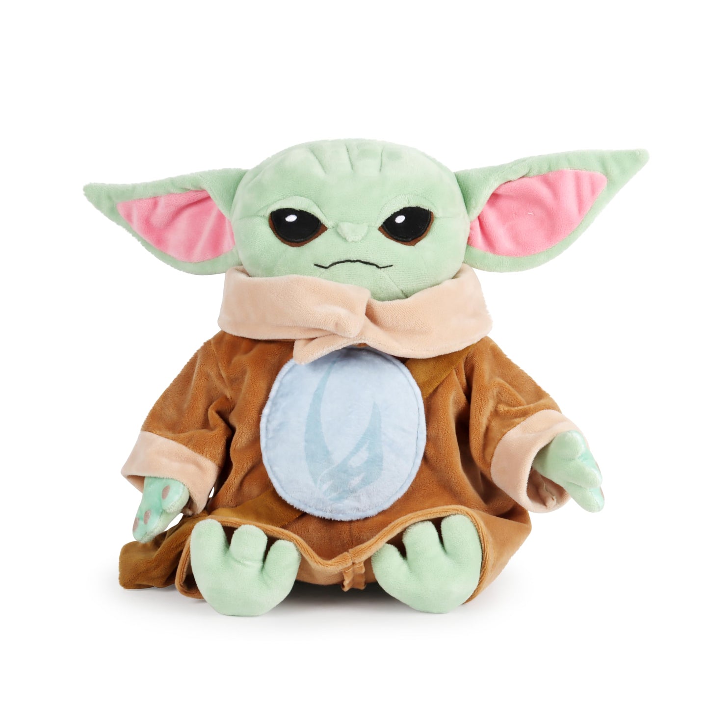 Jay Franco Plush Pillow Buddy - Large Kids Ultra-Soft Stuffed Plushie & Cozy Pillow, Official Licensed Star Wars, 15 Inches, Multi - The Mandalorian Grogu