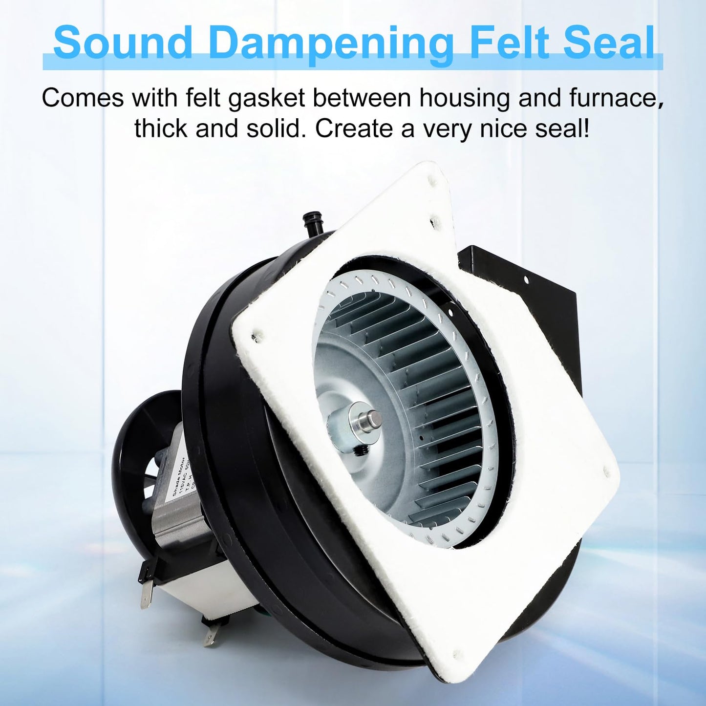Adviace J238-112-11128 J238-112-11258 Draft Inducer Blower Fan Motor for Jakel Furnace, B1859005S B1859005 Draft Inducer Blower Motor for Goodman Furnace
