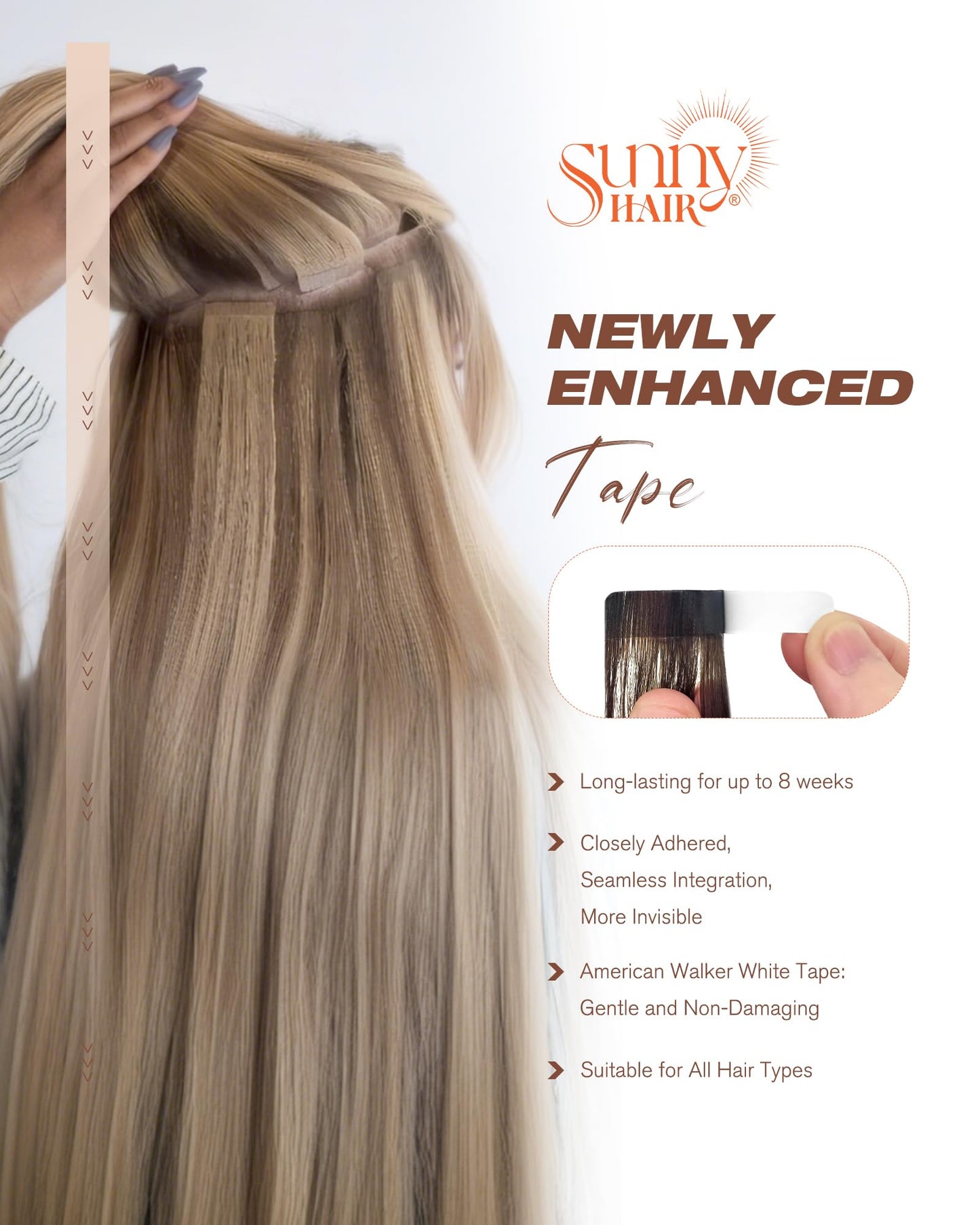 Sunny Hair Black Tape in Human Hair Extensions Invisible Tape in Hair Extensions Human Hair Black Human Hair Tape in Extensions Jet Black 28 Inch Tape in Hair Extensions Long Straight Hair 50g 20pcs