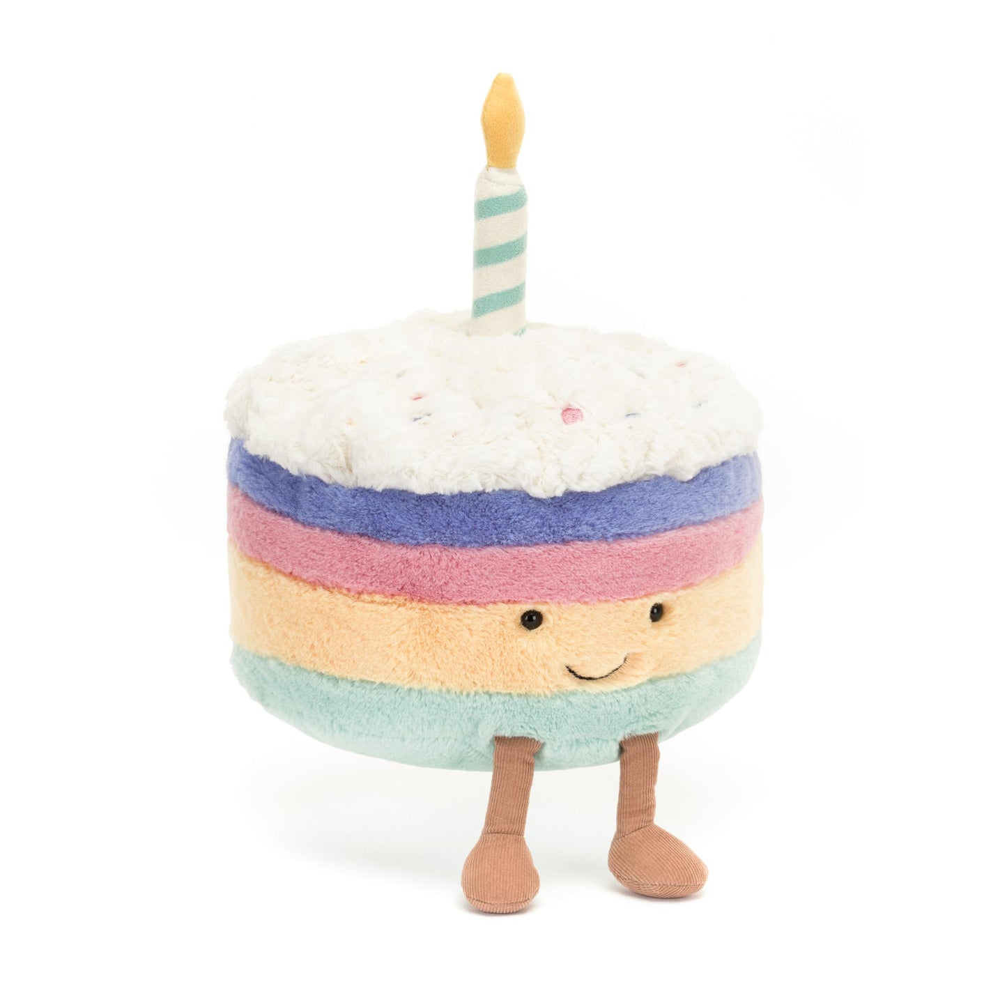 Jellycat Amuseable Rainbow Birthday Cake Food Plush