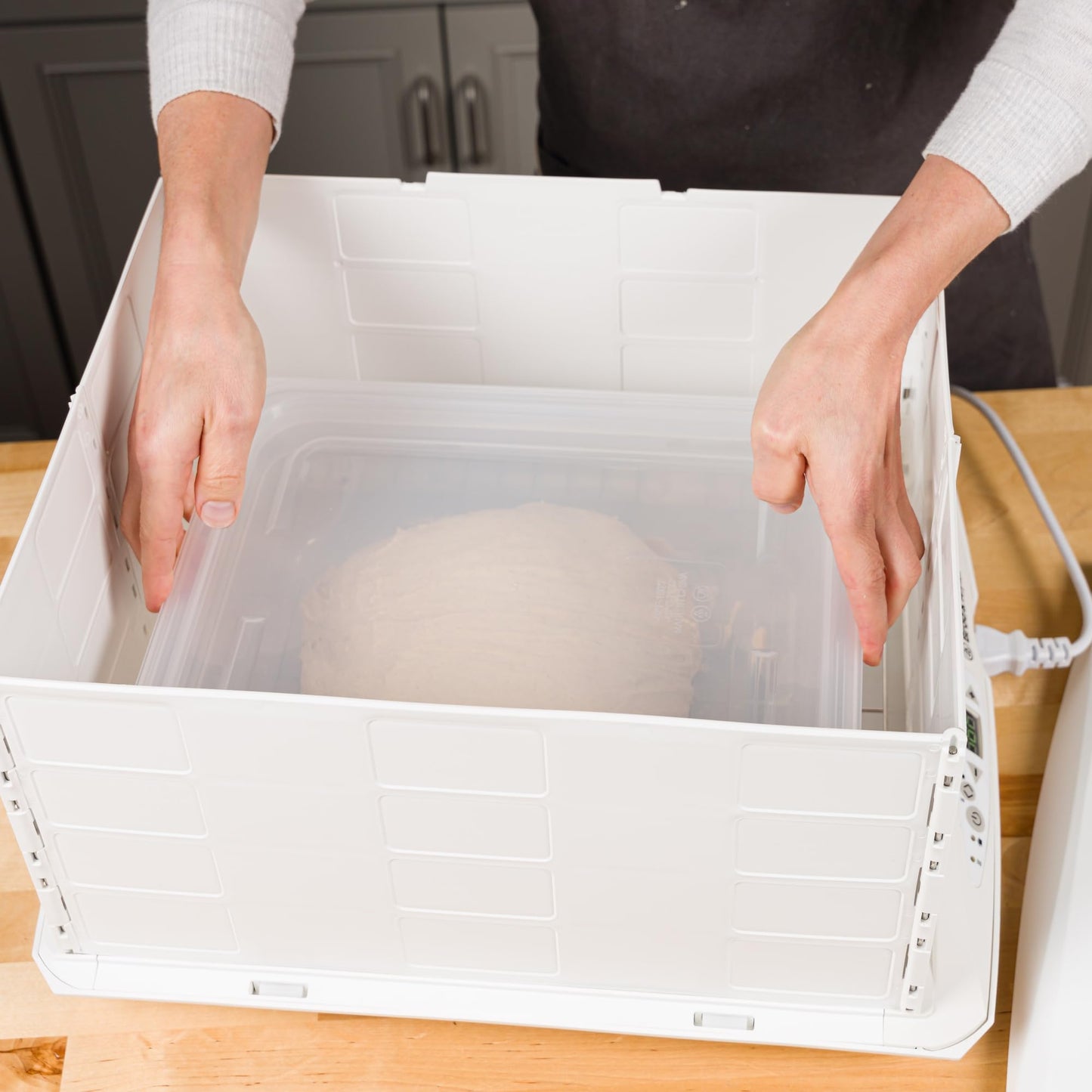 Brod & Taylor Proofing Container (2 Pack) With 6L Capacity, Fits Up to 3000 Grams of Dough – Dough Rising Box for Bread, Sourdough & Pizza (Dishwasher Safe, BPA-Free)