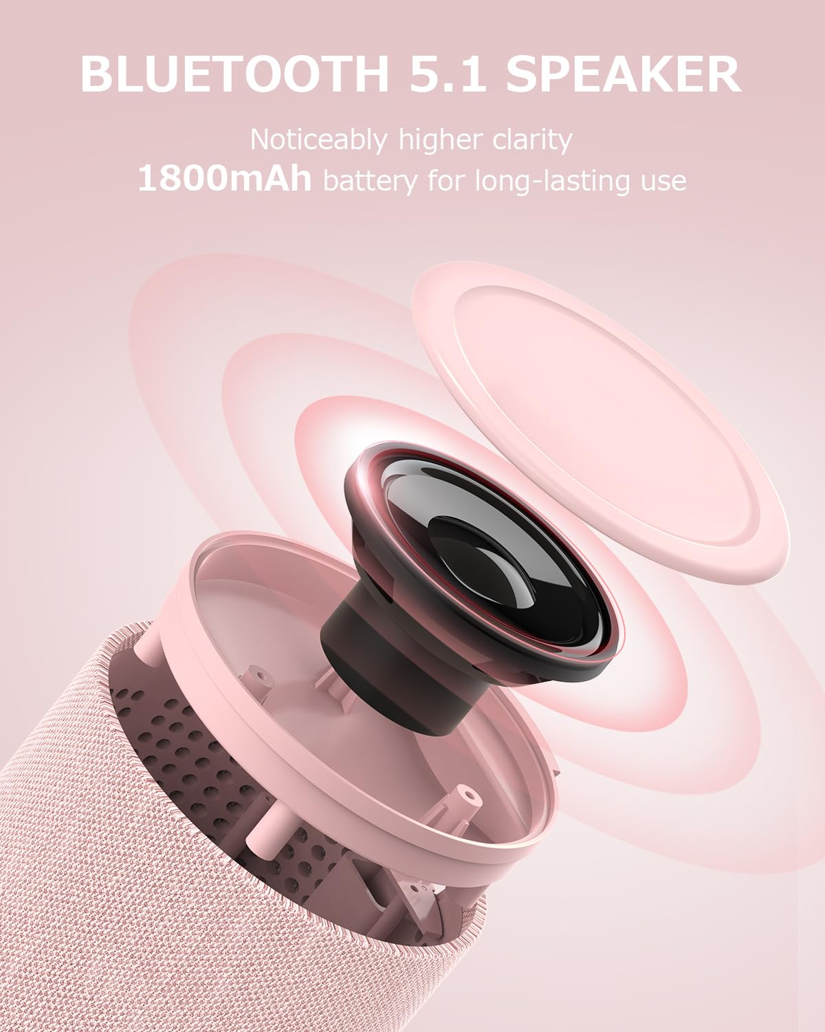 COLSUR Bluetooth Speaker with Night Light, Magnetic Wireless Charger, 2 in 1 Wireless Charging Station for iPhone 16/15/14/13/12 Series, AirPods Pro/3/2, Gift for Teens/Women/Girls/Boys/Man