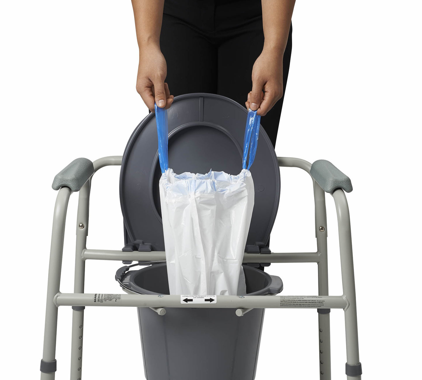Medline Commode Liners with Absorbent Pad case of 72