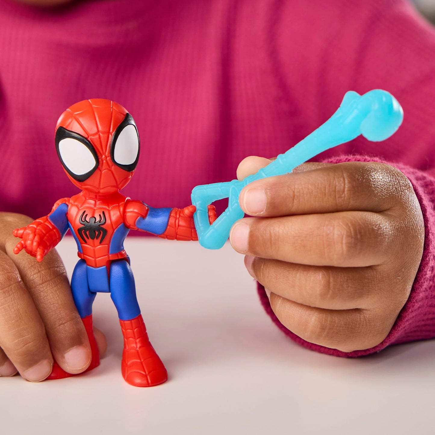 Marvel Spidey and His Amazing Friends Team Spidey Copter, 3-Inch (7.6 CM) Action Figure & Toy Vehicle with Projectile, Super Hero Toys, Ages 3+