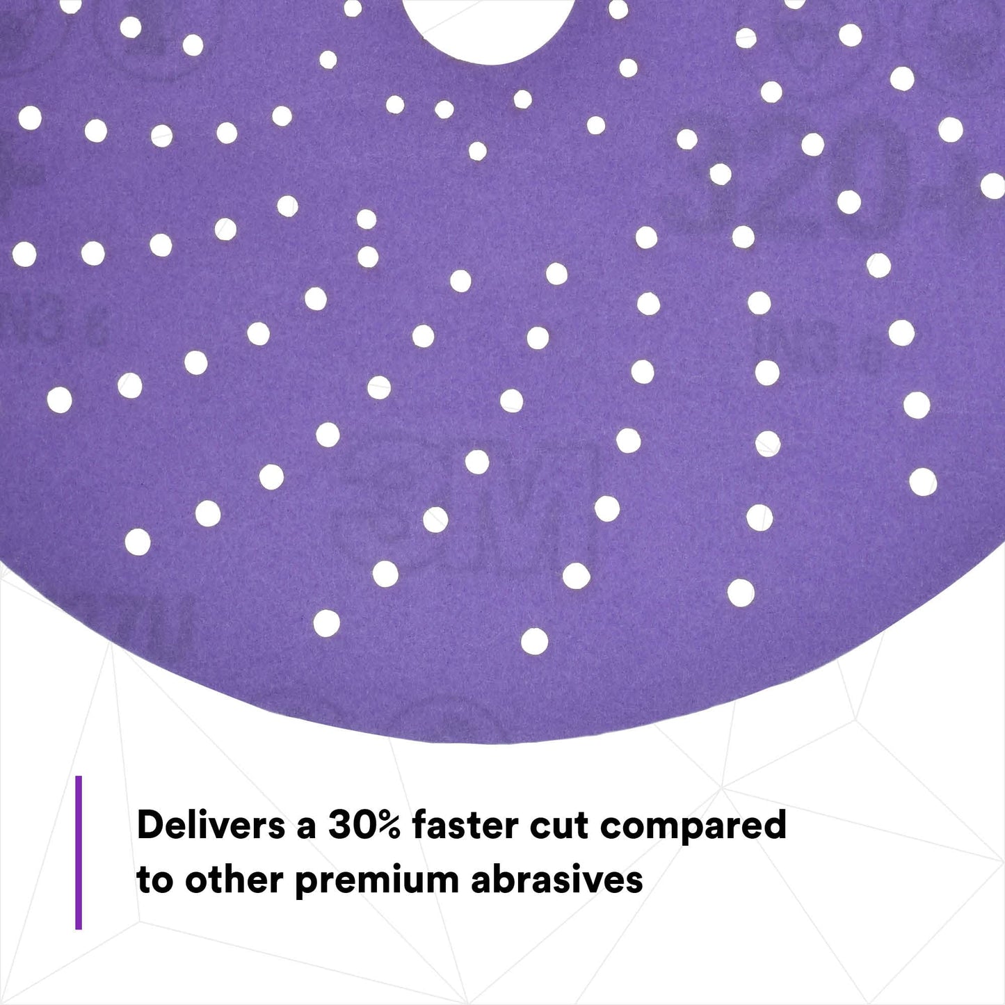 3M Cubitron II Hookit Clean Sanding Abrasive Disc 31483, 6 in, 320+ Grade, Pack of 50 Discs, Virtually Dust-Free, High Performance, Long Lasting, Multi-Hole Pattern, Feather Edging, Stock Removal