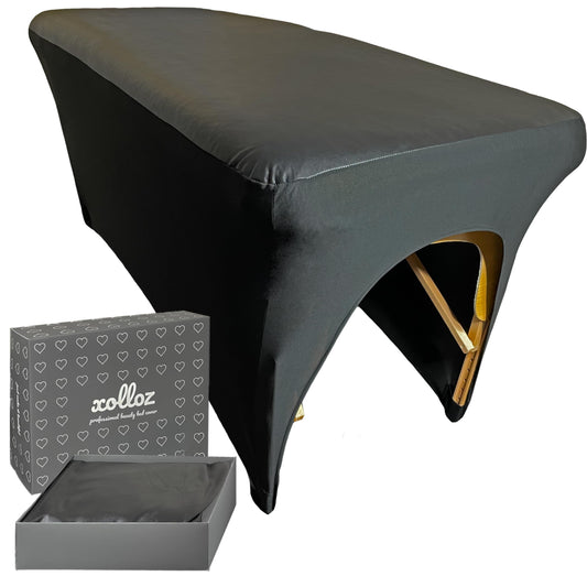 XOLLOZ Lash Topper, Wipeable Artificial Leather Spa Mattress, Fitted Massage Table, Waterproof, Lash Mattress Topper for Spa Salon