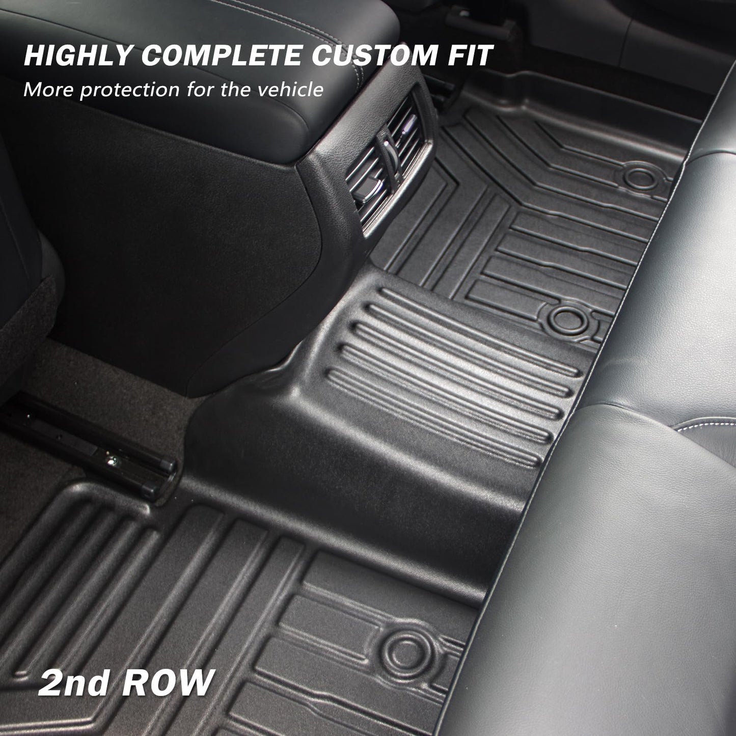 KUST Custom Fit Floor Mats for 2019-2025 2026 Nissan Altima Accessories All Weather Floor Mat Carpet Liners Front Rear 2 Row Seat Black Liner TPE