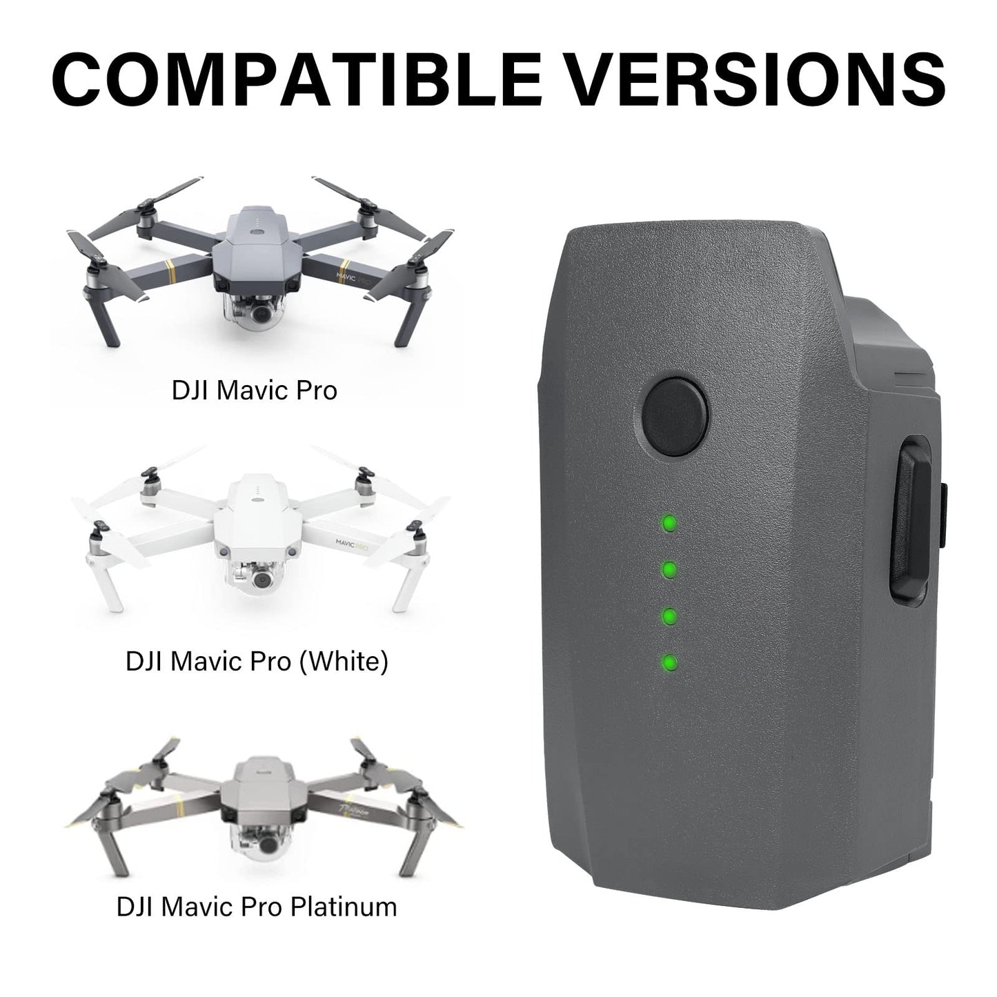 Satonaka Mavic Pro Battery, FB1-3830mAh-11.4V Intelligent Flight Replacement Batteries for DJI Mavic 1 Pro