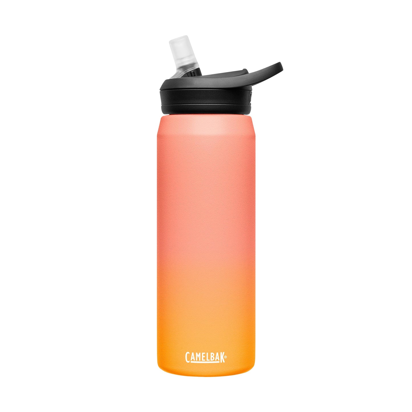 CamelBak Eddy+ Insulated Stainless Steel Water Bottle with Bite Valve Straw, Long‑Lasting Cold Hydration for Everyday Performance, 25oz, Melon Fade