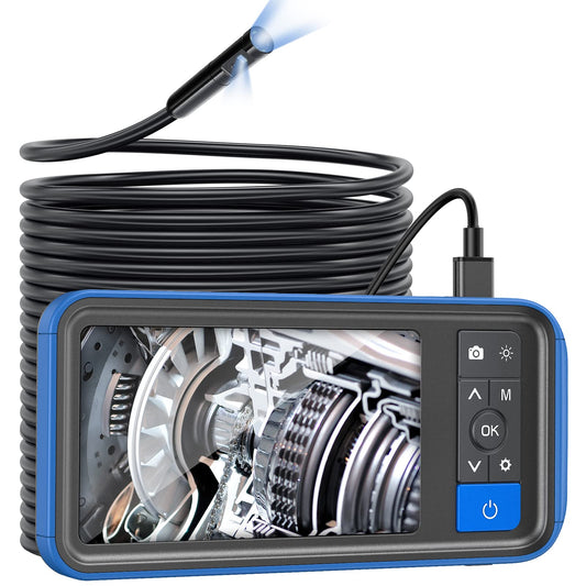 50ft Sewer Camera, Teslong 1080P Drain Plumbing Snake Inspection Camera with Light, 50 ft Flexible Borescope Endoscope Duct Fiber Optic Scope Cam