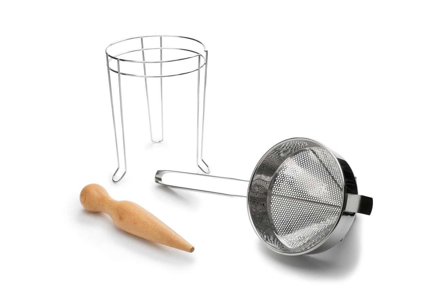 Farm to Table Chinois Set, Stainless Steel, 3-Piece