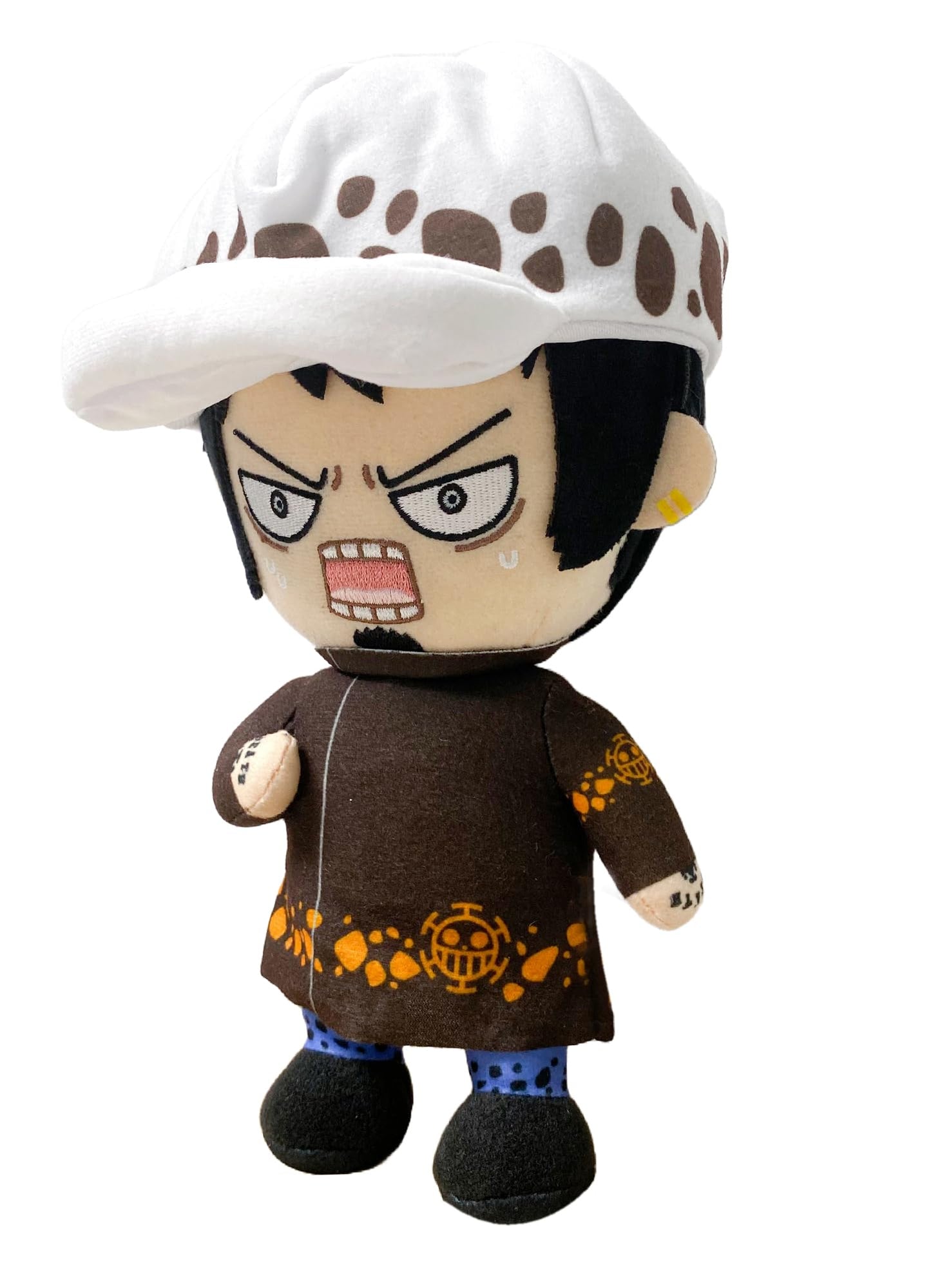 Great Eastern Entertainment One Piece - Trafalgar D. Water Law (Face Change) Plush 8" H