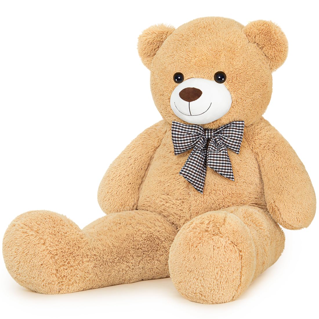 Yeqivo Giant Teddy Bear XXL Giant Teddybear (Light Brown)