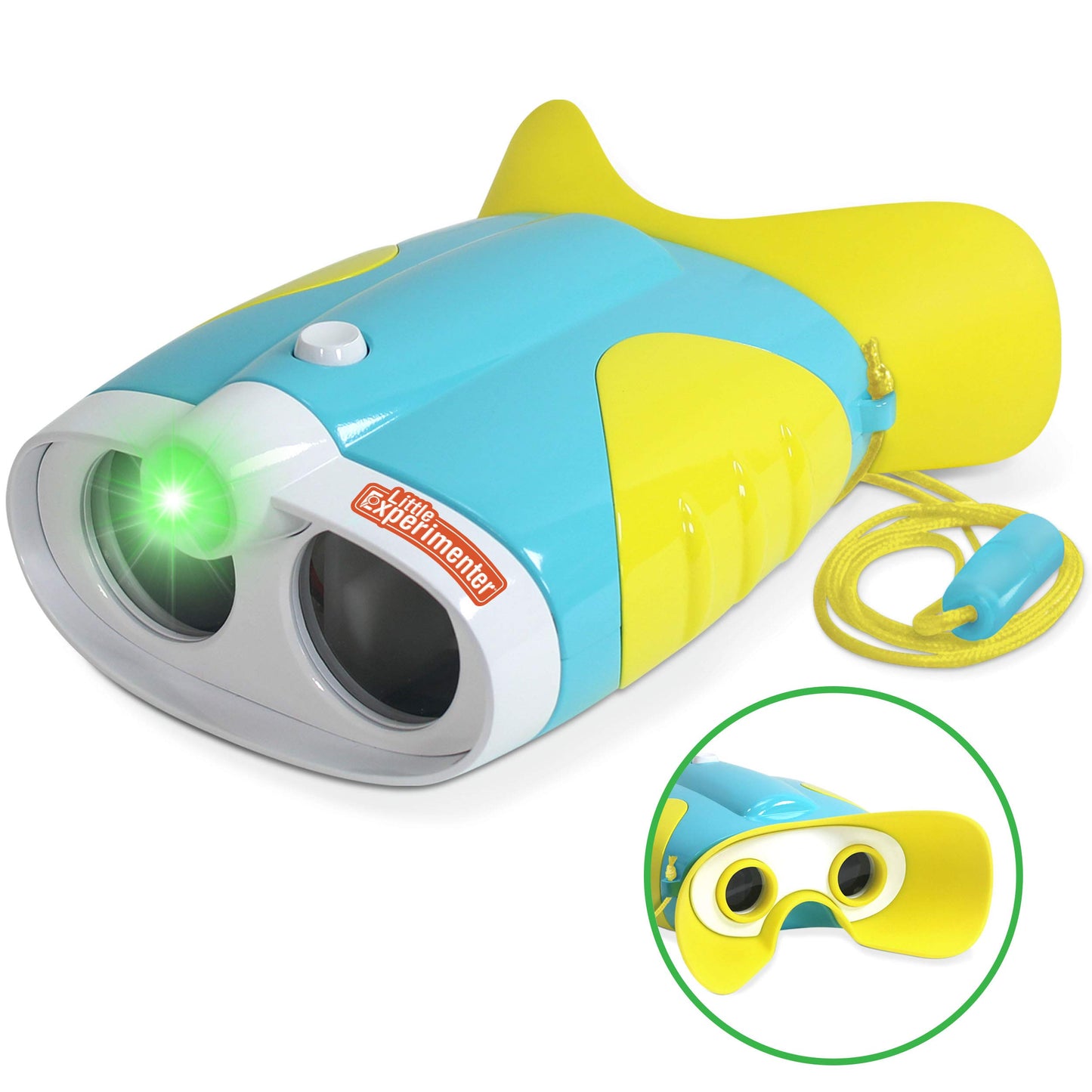 Toy Binoculars for Kids and Toddlers – Kids Toy Binoculars with Flashlight – Face Comfy Binoculars for Toddlers and Children Boys and Girls Age 3-12