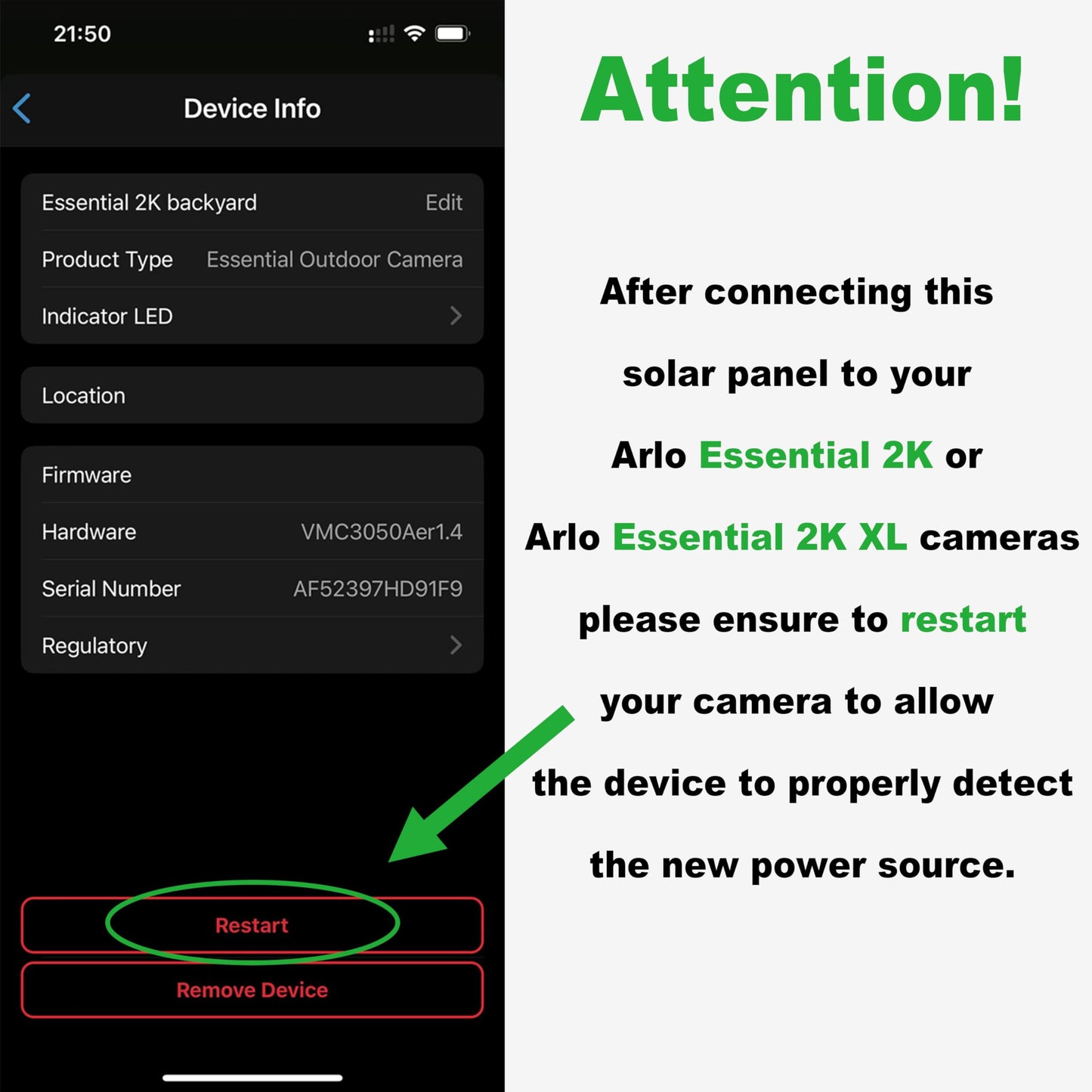 Solar Panel Camera Charger for Arlo Essential/XL Spotlight Camera, Arlo Essential 2K/2K XL Camera,with 13FT Micro USB and Type-c Cable and Adjustable Aluminum Alloy Mount, Solar Panel Charger(3 Pack)