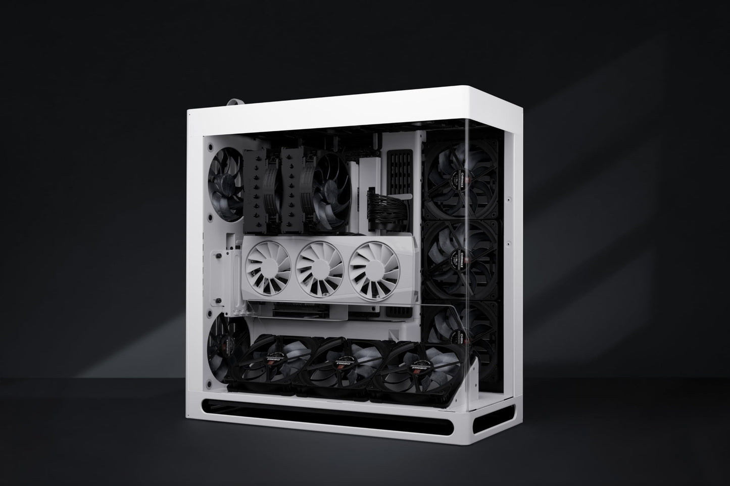 Noctua NF-A14x25 G2 PWM Sx2-PP chromax.Black, Dual Fan Set for Push-Pull and Side-by-Side Applications (Black)