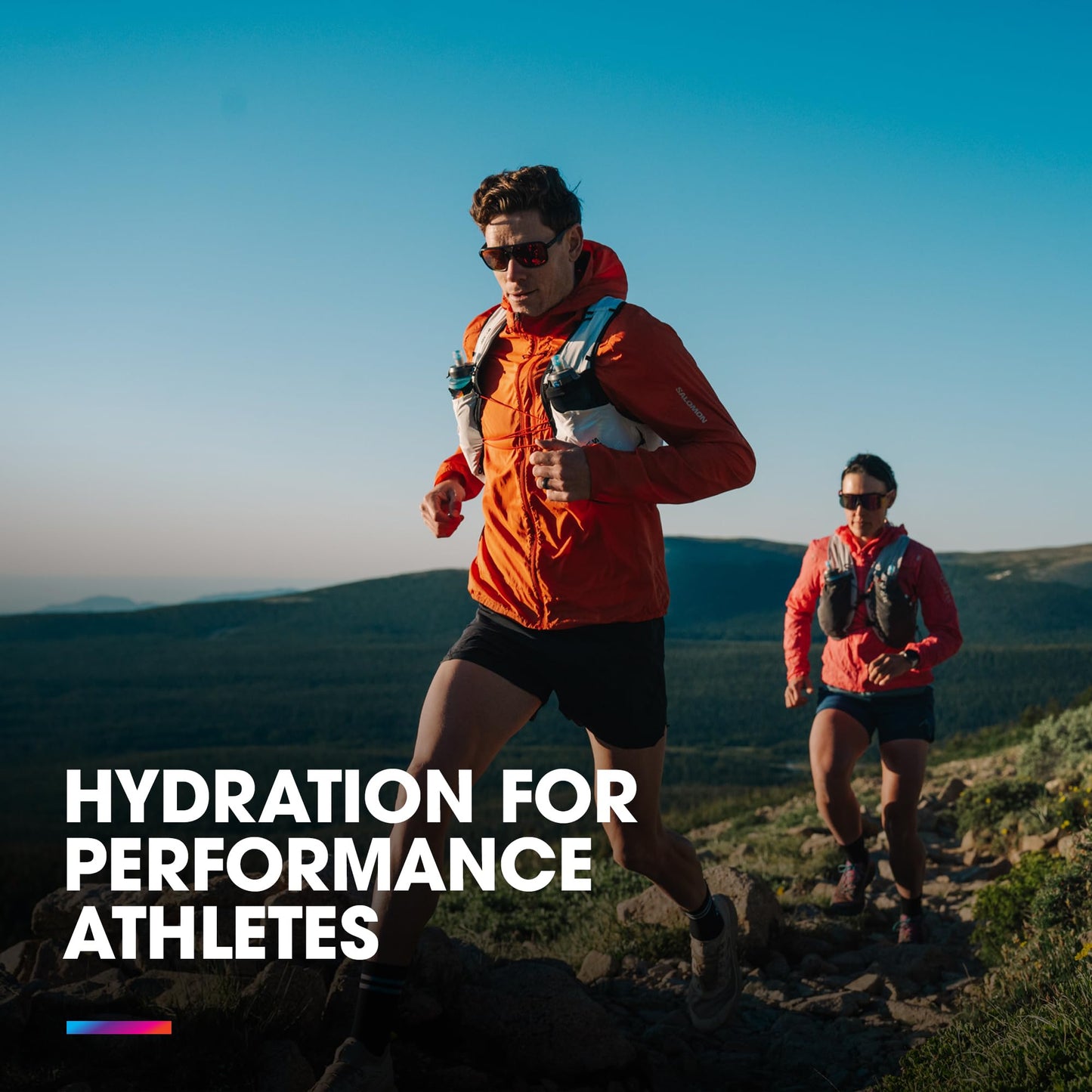 HydraPak PocketFlask 500ml 2-Pack - Compressible, Low Profile Soft Flask Water Bottle, Ideal Fit for Run Belts and Form Fitting Pockets with Locking Cap (500ml/17oz)