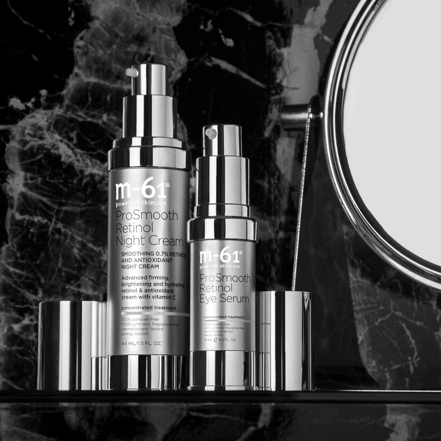 m-61 ProSmooth Retinol Night Cream - Advanced firming, brightening and hydrating 0.7% retinol and antioxidant night cream with vitamin C
