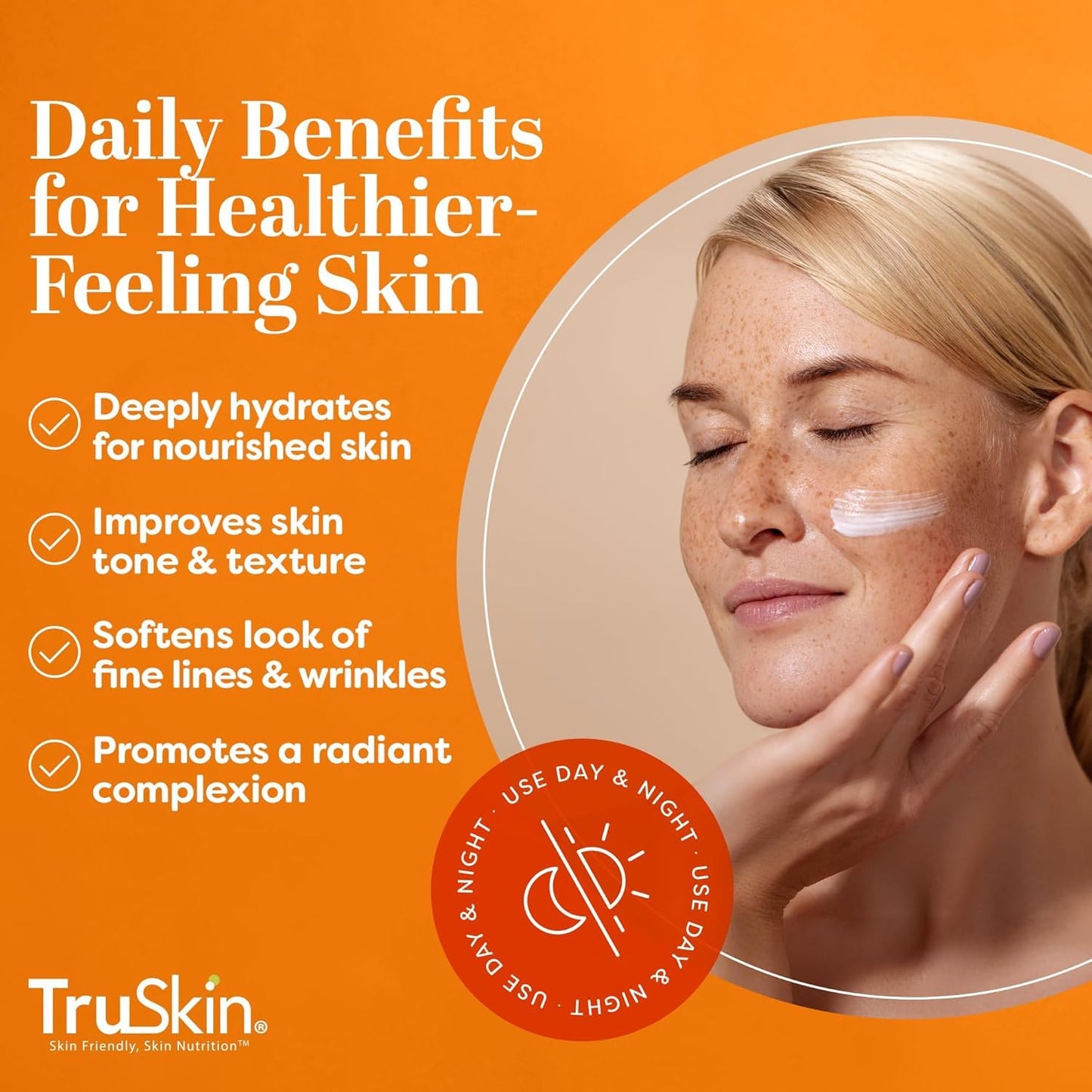 TruSkin Super C Duo with Vitamin C Plus Super Serum 1 fl oz & Vitamin C Brightening Moisturizer 2 fl oz – Anti Aging Skin Care Gift Set for Bright, Smooth, Firmer-Looking Skin