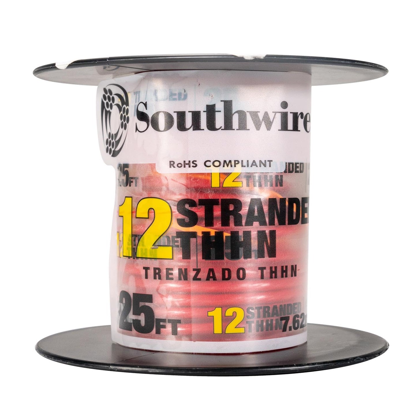 Southwire 25 ft. 12/3 Black/White/Green Solid CU THHN Tri-Wire