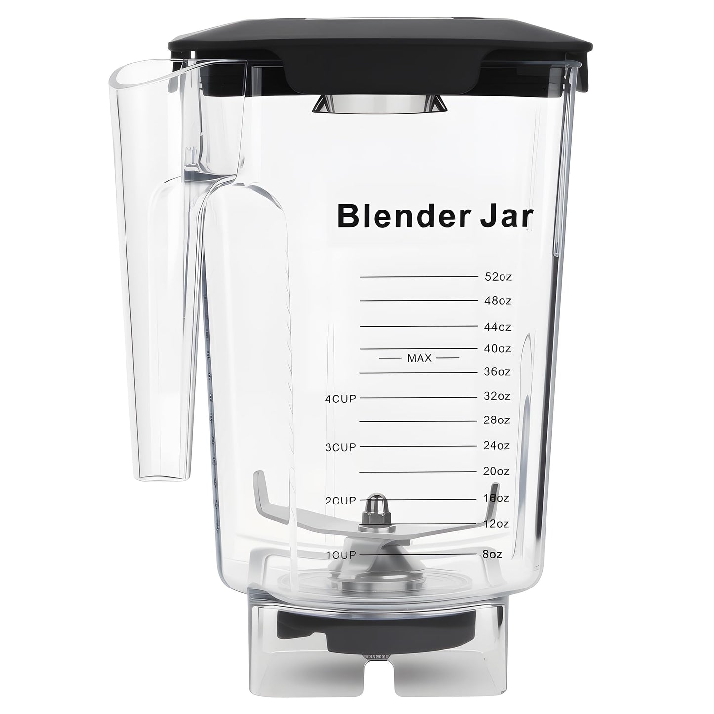 besingki 90 oz Replacement Jar Compatible with Blendtec Blender, Container Pitcher Fits All Consumer and Commercial Models, Includes Blade and Lid