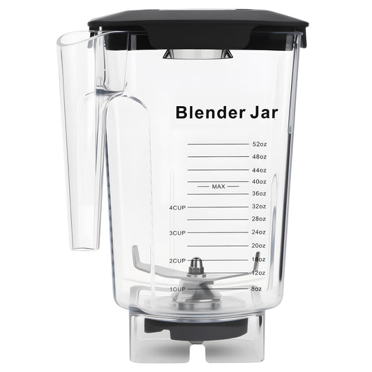 besingki 90 oz Replacement Jar Compatible with Blendtec Blender, Container Pitcher Fits All Consumer and Commercial Models, Includes Blade and Lid