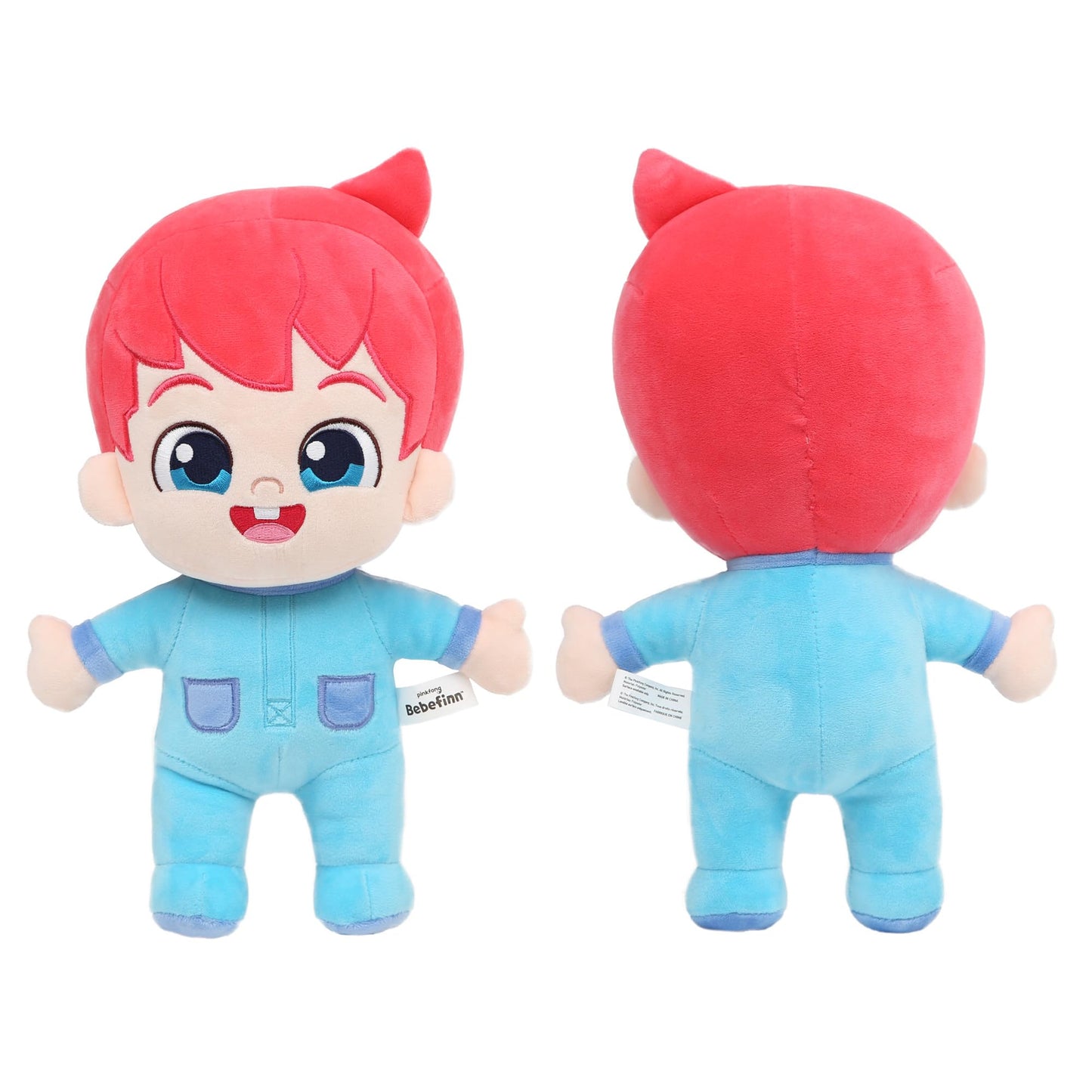 Pinkfong Bebefinn Plush Toy - 12" (30cm) Stuffed Doll | Soft Cuddly Plush for Toddlers | Bebefinn Toy | Perfect Birthday, Holiday for Boys & Girls