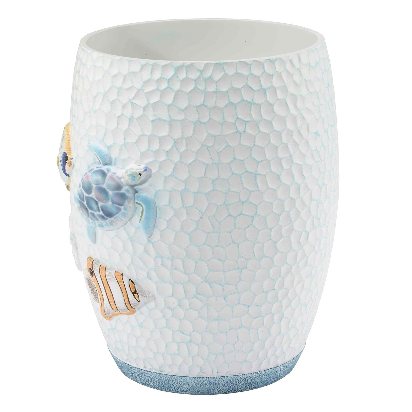 Avanti Linens - Wastebasket, Decorative Trash Can, Holiday Home Decor (Ocean Friends Collection)