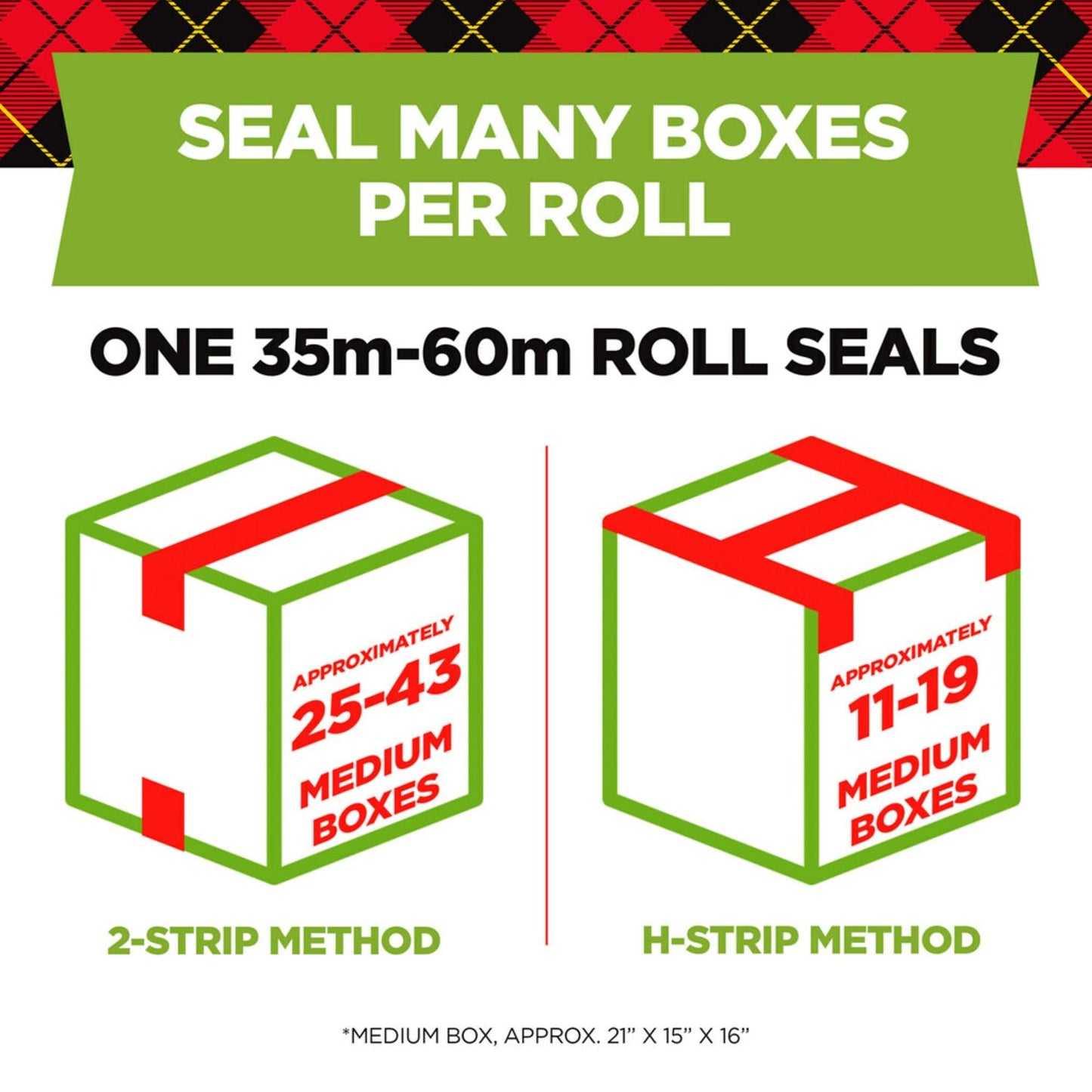 Scotch Sure Start Moving Packaging Tape, 1.88 in x 54.6 yd, 6 Rolls of Packing Tape