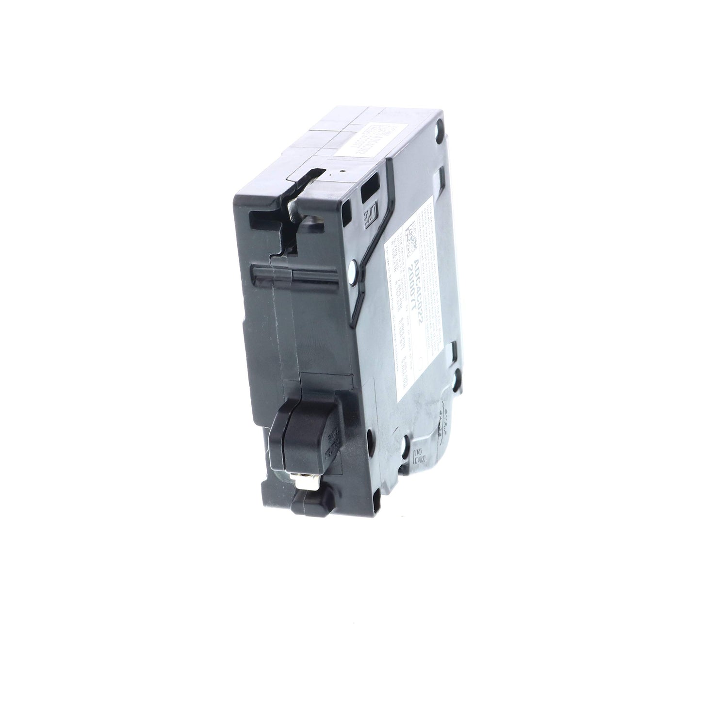 Siemens Q115DFN 15 Amp 1-Pole Dual Function (CAFCI/GFCI) Plug-On Neutral Circuit Breaker, Black