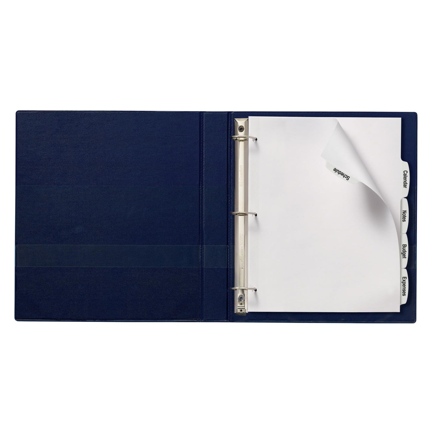 Avery Big Tab Printable White Label Dividers for 3 Ring Binders, 5 Tabs per Set, White, Great for Office Supplies, School Supplies, Organizing, and More (20 Sets of 14434)