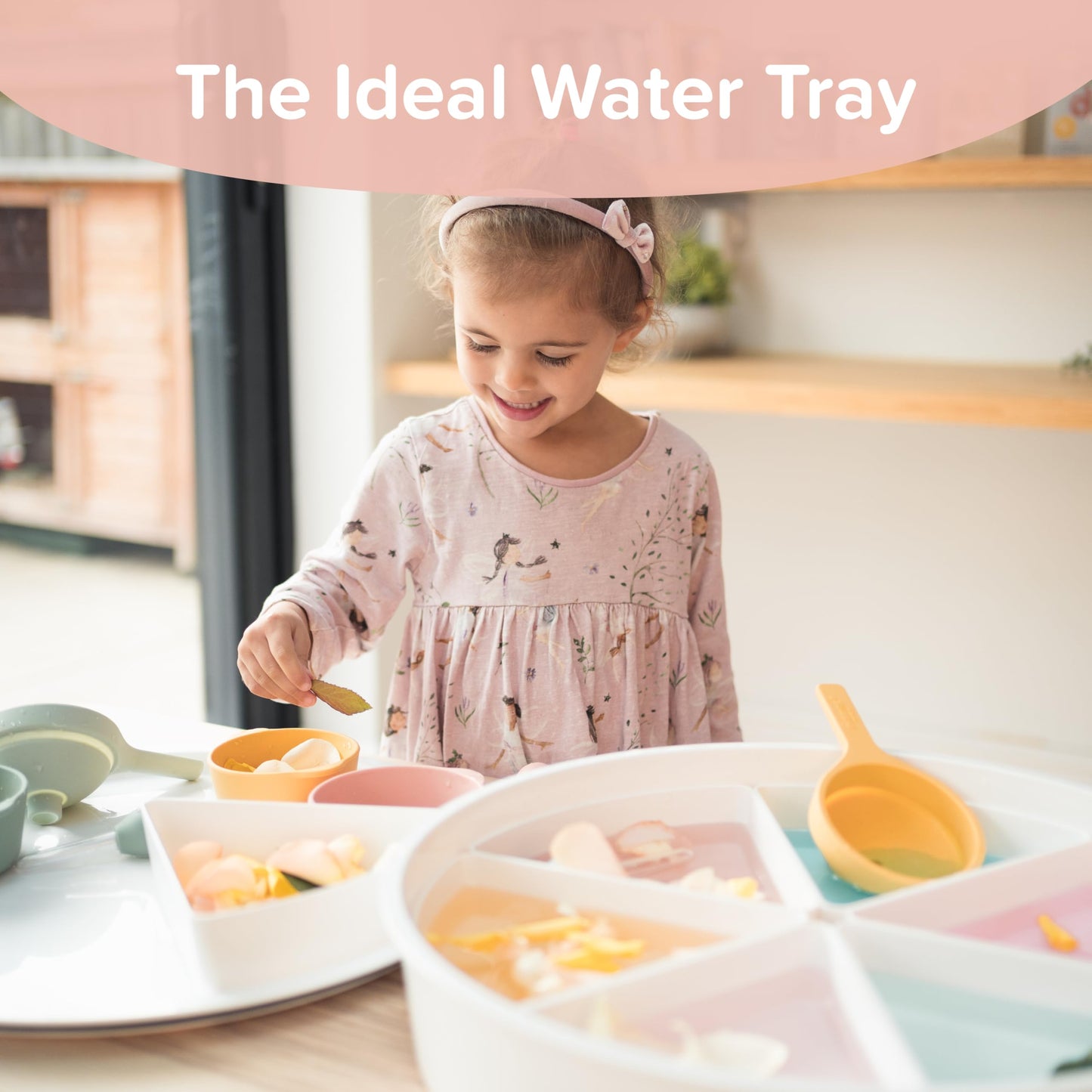 Inspire My Play Sensory Bin with Lid - Sensory Bins for Toddler Crafts - Kids Sensory Toys for Autistic Children - Creativity for Kids - Sensory Activities for Toddlers