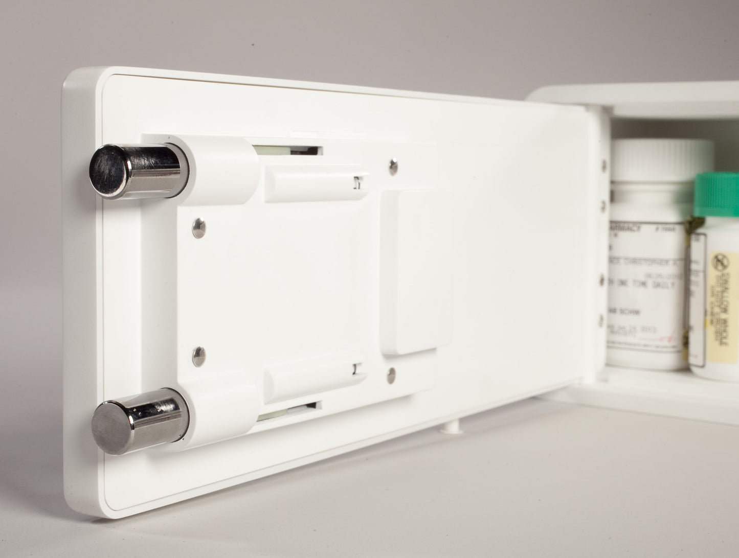 MEDICINE RX SAFE Medicine Safe-Standard Key, White 38 Inch