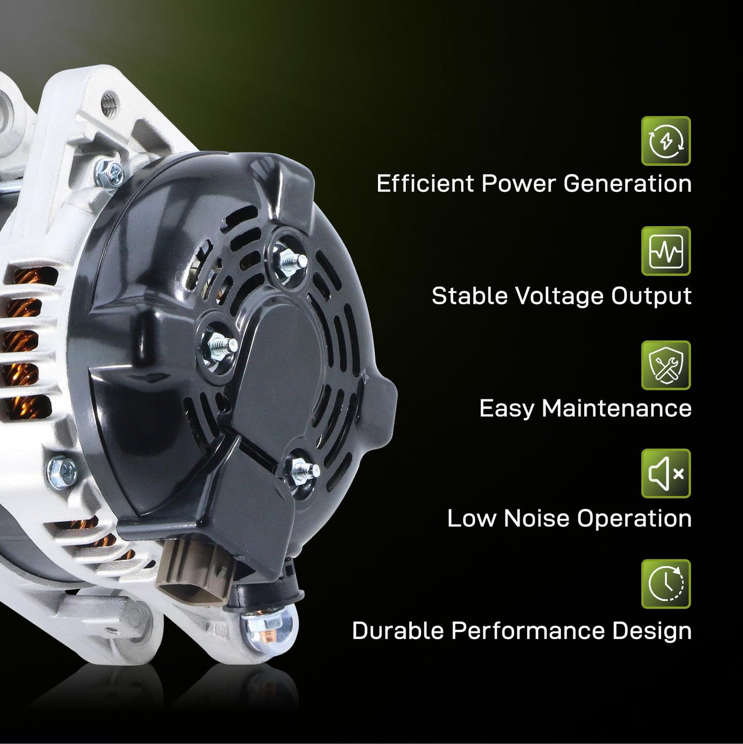 11137N New Alternator Fit for 2007-2009 Lexus RX350 2007-2018 ES350 2009-2015 Toyota Venza 2008-2013 Highlander 2005-2018 Avalon 3.5 V6 270600P150 2706031110 1042104571 27060-0P151 11137