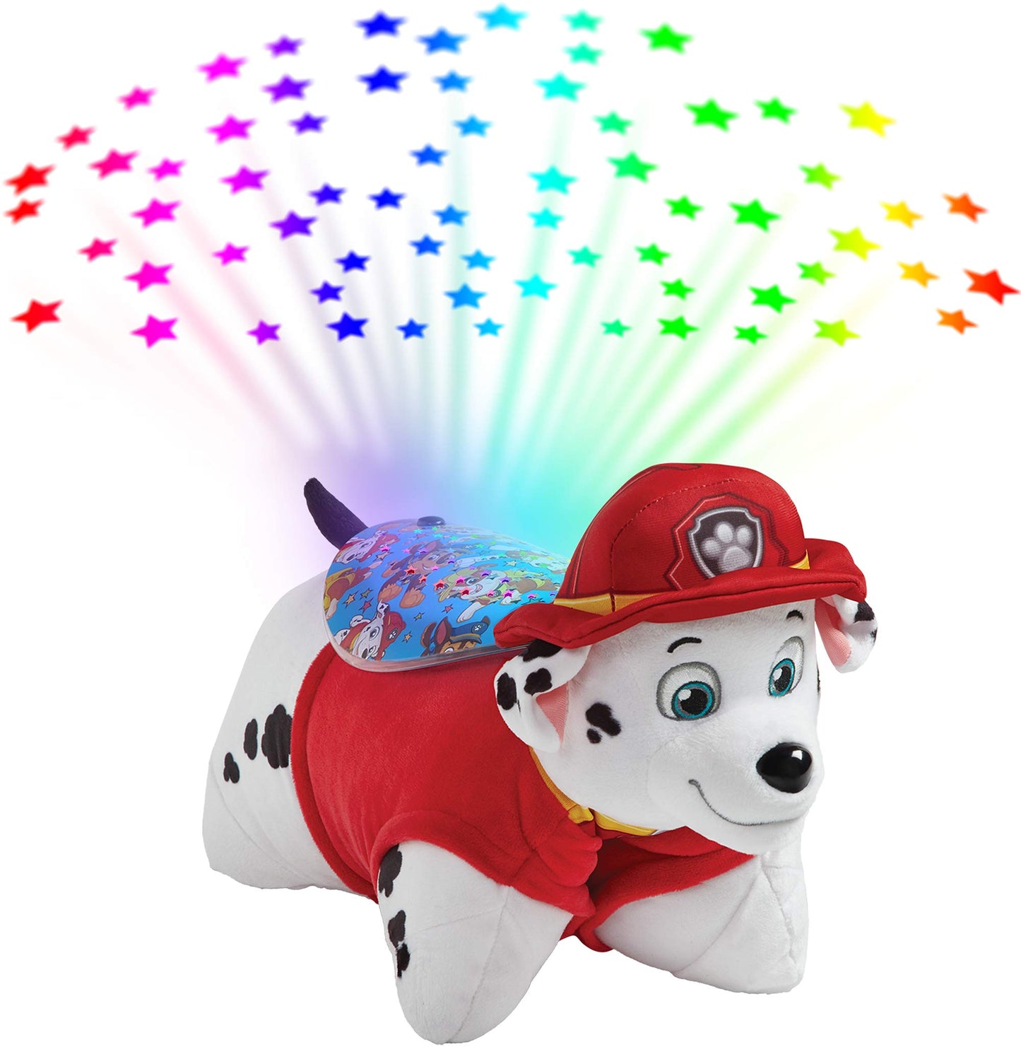 Pillow Pets Paw Patrol-Marshall Sleeptime Lite, Marshall Plush Night Light
