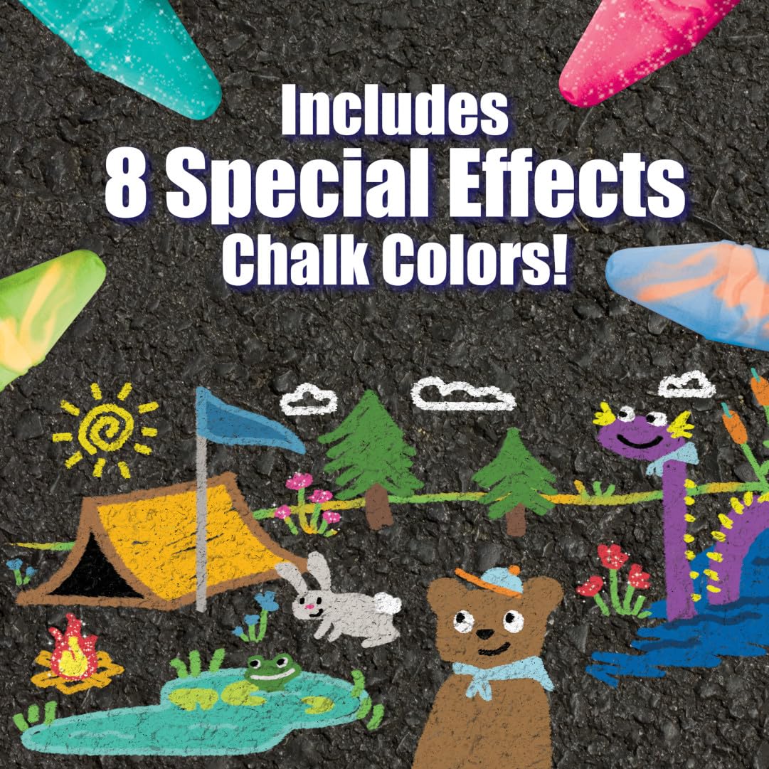 Crayola 64ct Ultimate Washable Chalk Collection