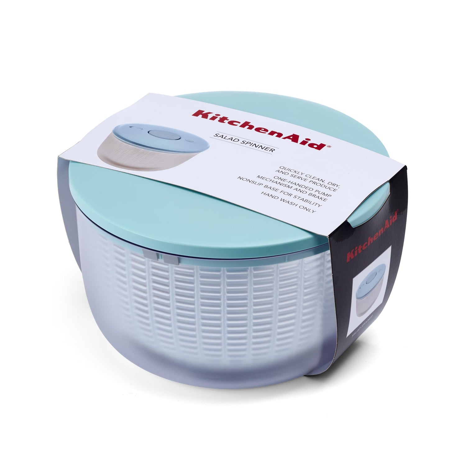KitchenAid Universal Salad Spinner, 7.43 Quart, Mineral Water