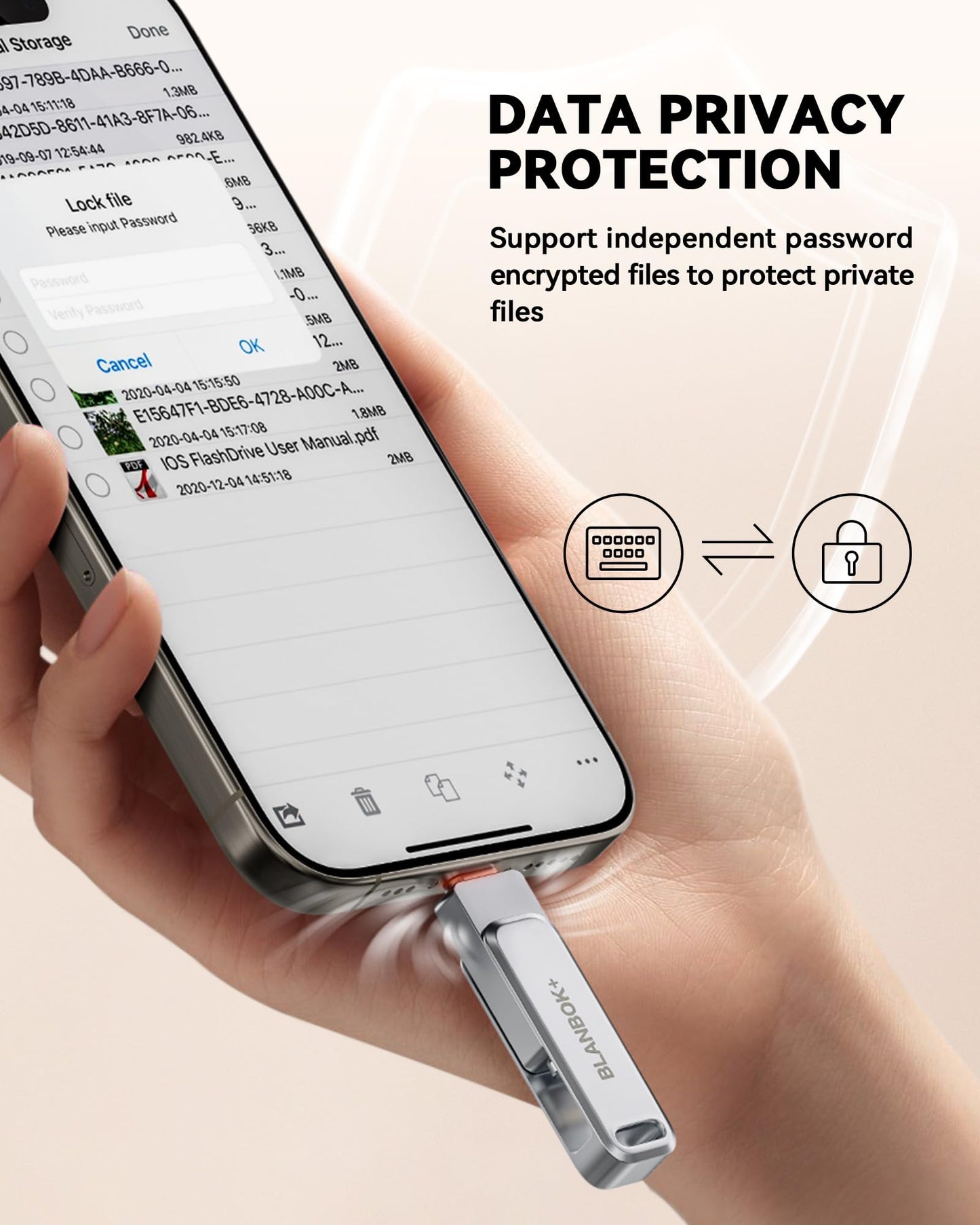 MFi Certified 512GB Flash Drive for iPhone Photo Stick, USB Thumb Drive Memory Stick High Speed USB Drive Photo Storage for iPhone USB Stick Compatible for iPhone/iPad/Android/PC