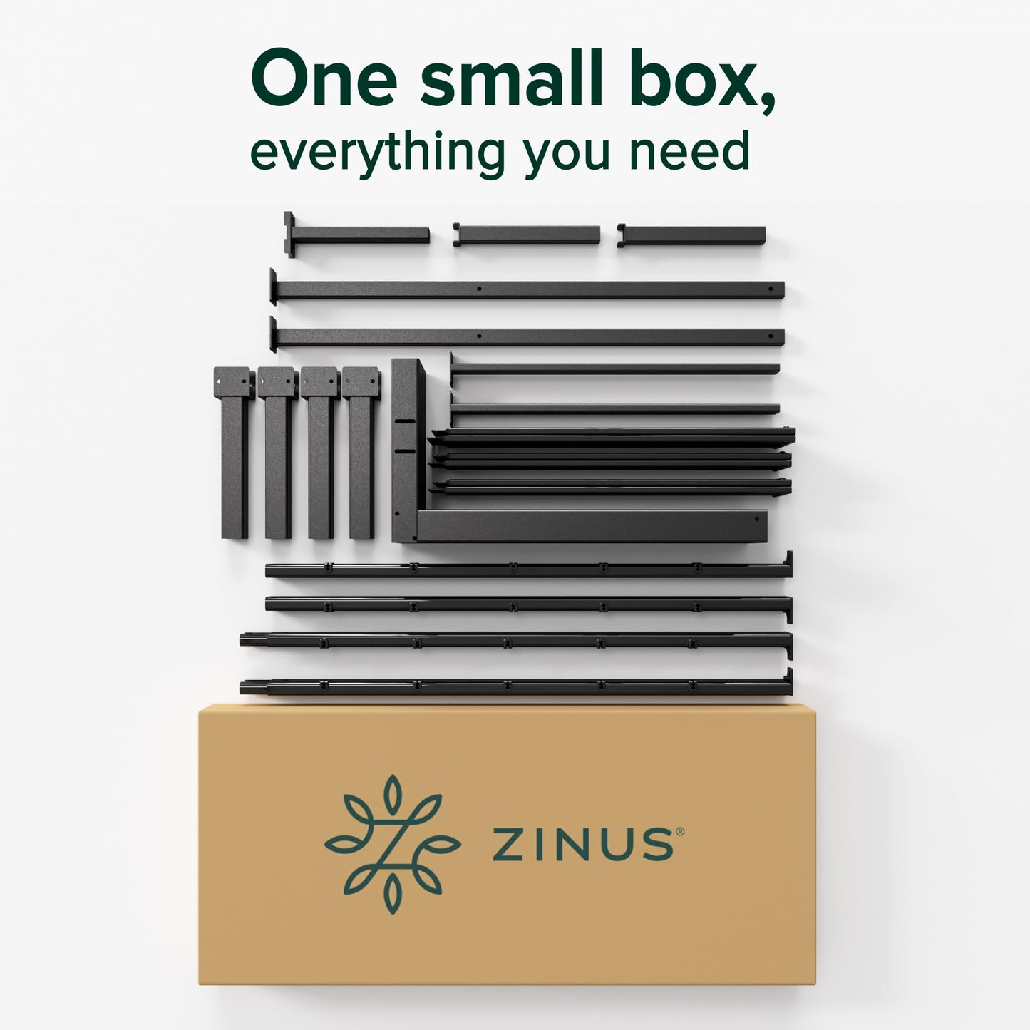 Zinus 14 Inch Elias Metal Platform Bed Frame, Steel Support, No Box Spring Needed, Easy Assembly, Twin